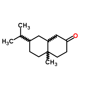 4Alpha-methyl-7-propan-2-yl-1,3,4,5,6,7,8,8alpha-octahydronaphthalen-2-one Structure,54594-42-2Structure