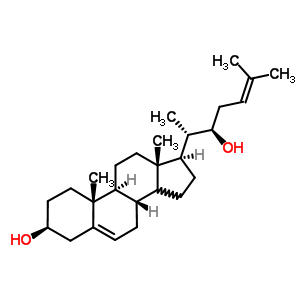 (3S,8s,9s,10r,13s,17r)-17-[(2s,3r)-3-hydroxy-6-methylhept-5-en-2-yl]-10,13-dimethyl-2,3,4,7,8,9,11,12,14,15,16,17-dodecahydro-1h-cyclopenta[a]phenanthren-3-ol Structure,54604-98-7Structure