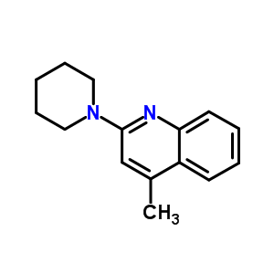 4-Methyl-2-(1-piperidinyl)-quinoline Structure,5465-86-1Structure