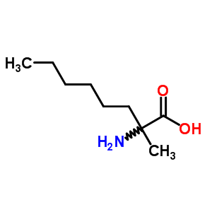 2-Amino-2-methyl-octanoic acid Structure,5472-93-5Structure