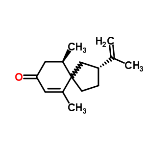 (2R,6r)-6,10-dimethyl-2-prop-1-en-2-yl-spiro[4.5]dec-9-en-8-one Structure,54878-25-0Structure