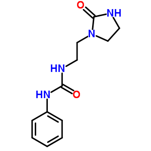 1-[2-(2-Oxoimidazolidin-1-yl)ethyl]-3-phenylurea Structure,54924-46-8Structure