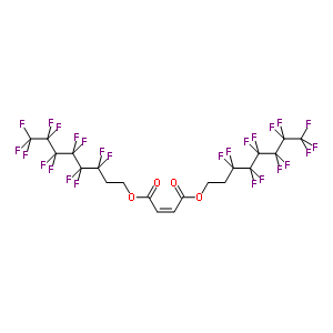 Bis(1h,1h,2h,2h-perfluorooctyl) maleate Structure,55003-96-8Structure