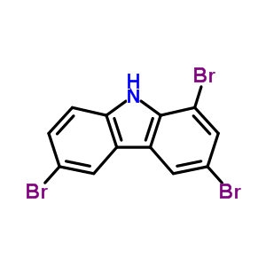 1,3,6-Tribromo-9h-carbazole Structure,55119-10-3Structure