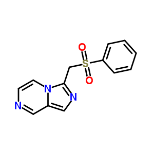 Imidazo[1,5-a]pyrazine,3-[(phenylsulfonyl)methyl]- Structure,55316-53-5Structure