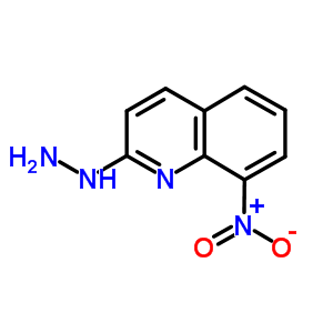 Quinoline,2-hydrazinyl-8-nitro- Structure,55570-69-9Structure