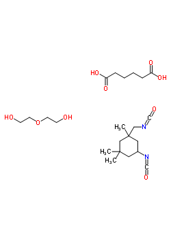 Polydiethyleneglycol adipate/ipdi copolymer Structure,55636-50-5Structure