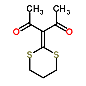 3-(1,3-Dithian-2-ylidene)pentane-2,4-dione Structure,55727-23-6Structure