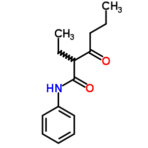 2-Ethyl-3-oxo-n-phenyl-hexanamide Structure,5659-19-8Structure