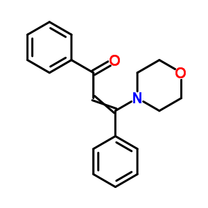 2-Propen-1-one,3-(4-morpholinyl)-1,3-diphenyl- Structure,5666-02-4Structure