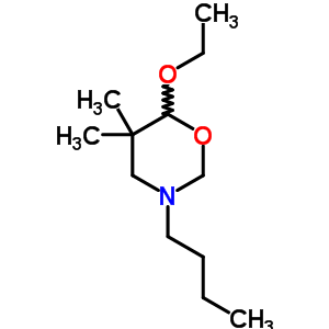 2H-1,3-oxazine,3-butyl-6-ethoxytetrahydro-5,5-dimethyl- Structure,56673-04-2Structure