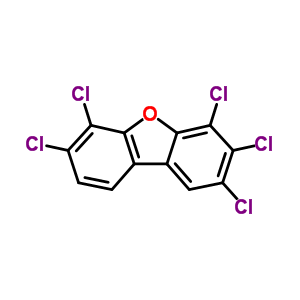 1,2,3,7,8-Pentachloro-dibenzofuran Structure,57117-42-7Structure