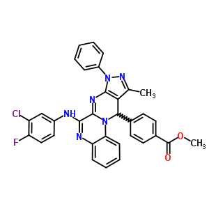 Pyrimido[4,5-d]pyrimidin-4(3h)-one,2,7-bis(4-methyl-1-piperazinyl)- Structure,5726-71-6Structure