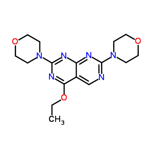 Pyrimido[4,5-d]pyrimidine,4-ethoxy-2,7-di-4-morpholinyl- Structure,5730-46-1Structure