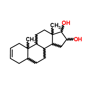 10,13-Dimethyl-4,5,6,7,8,9,11,12,14,15,16,17-dodecahydro-1h-cyclopenta[a]phenanthrene-16,17-diol Structure,5764-10-3Structure