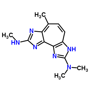 1H-cyclohepta[1,2-d:3,4-d]diimidazole-2,8-diamine,n2,n2,n8,6-tetramethyl- Structure,57695-32-6Structure