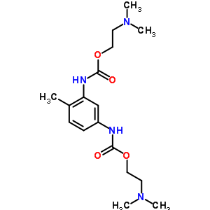 2-Dimethylaminoethyl n-[5-(2-dimethylaminoethoxycarbonylamino)-2-methyl-phenyl]carbamate Structure,57718-03-3Structure