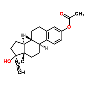 Ethynyl estradiol 3-acetate Structure,5779-47-5Structure