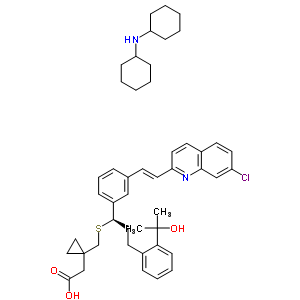 Montelukast dicyclohexylamine salt Structure,577953-88-9Structure