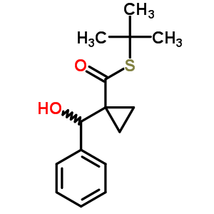 [1-(Hydroxy-phenyl-methyl)cyclopropyl]-tert-butylsulfanyl-methanone Structure,58058-58-5Structure