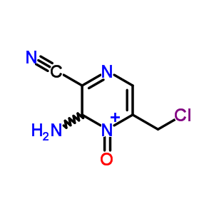 2-Pyrazinecarbonitrile,3-amino-5-(chloromethyl)-, 4-oxide Structure,58091-59-1Structure