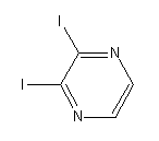 2,3-Diiodopyrazine Structure,58139-07-4Structure