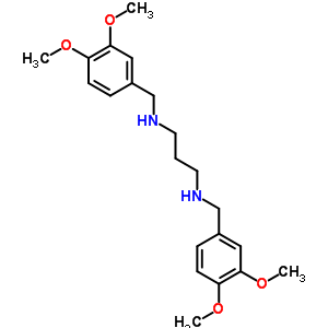 N,n-bis[(3,4-dimethoxyphenyl)methyl]propane-1,3-diamine Structure,5821-26-1Structure