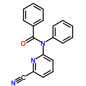 N-(6-cyano-2-pyridinyl)-n-phenylbenzamide Structure,58254-72-1Structure