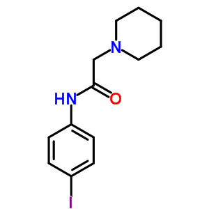 N-(4-iodophenyl)-2-(1-piperidyl)acetamide Structure,58479-87-1Structure