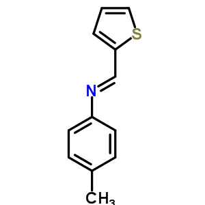 N-(4-methylphenyl)-1-thiophen-2-yl-methanimine Structure,5918-69-4Structure