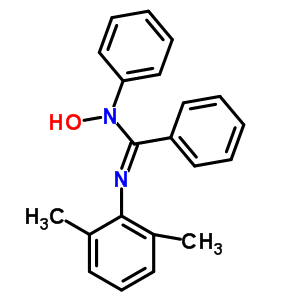 N-(2,6-dimethylphenyl)-n-hydroxy-n-phenyl-benzenecarboximidamide Structure,59387-56-3Structure