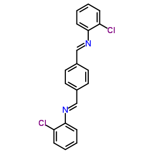 N-(2-chlorophenyl)-1-[4-[(2-chlorophenyl)iminomethyl]phenyl]methanimine Structure,59426-06-1Structure