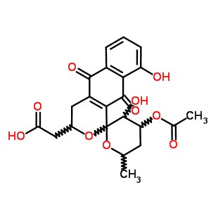 灰色菌素 B結(jié)構(gòu)式_59554-12-0結(jié)構(gòu)式