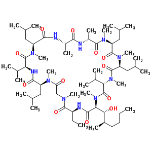 Dihydrocyclosporin a Structure,59865-15-5Structure