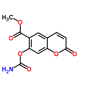 Methyl 7-carbamoyloxy-2-oxo-chromene-6-carboxylate Structure,60432-40-8Structure