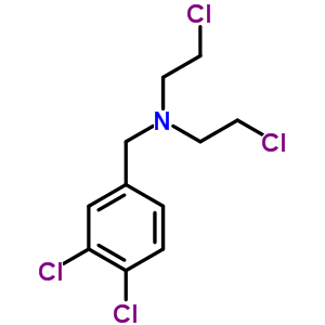 2-Chloro-n-(2-chloroethyl)-n-[(3,4-dichlorophenyl)methyl]ethanamine Structure,60855-83-6Structure