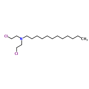 N,n-bis(2-chloroethyl)dodecan-1-amine Structure,60855-85-8Structure