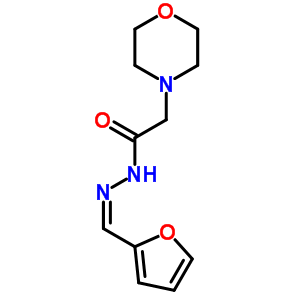 N-(2-furylmethylideneamino)-2-morpholin-4-yl-acetamide Structure,61221-07-6Structure