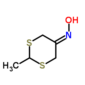 N-(2-methyl-1,3-dithian-5-ylidene)hydroxylamine Structure,61367-31-5Structure