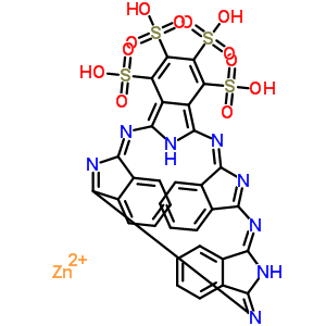 Zn(ii) phthalocyanine tetrasulfonic acid Structure,61586-86-5Structure