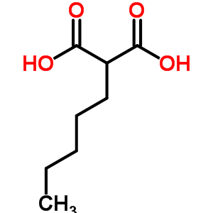 Propanedioic acid,2-pentyl- Structure,616-88-6Structure