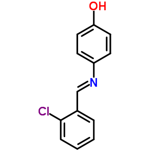 Phenol,4-[[(2-chlorophenyl)methylene]amino]- Structure,6272-16-8Structure