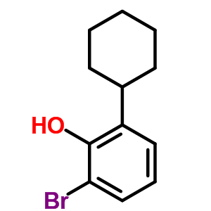 Phenol,2-bromo-6-cyclohexyl- Structure,6274-89-1Structure