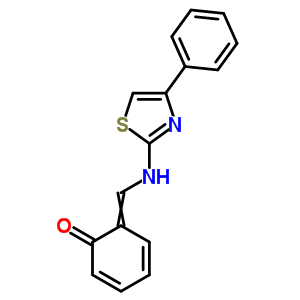 Phenol, 2-(((4-phenyl-2-thiazolyl)imino)methyl)- Structure,62878-59-5Structure