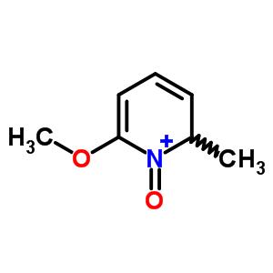 Pyridine,2-methoxy-6-methyl-, 1-oxide Structure,63071-04-5Structure