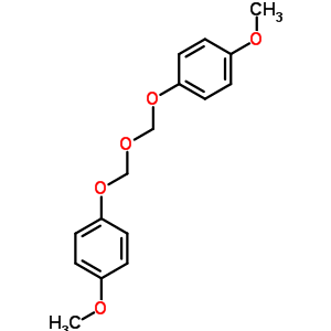 1-Methoxy-4-[(4-methoxyphenoxy)methoxymethoxy]benzene Structure,63195-89-1Structure