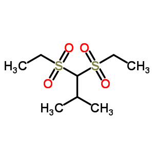 Propane,1,1-bis(ethylsulfonyl)-2-methyl- Structure,6330-46-7Structure