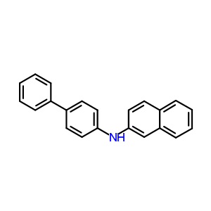 N-(biphenyl-4-yl)naphthalene-2-amine Structure,6336-92-1Structure