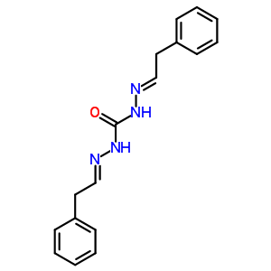 1,3-Bis(phenethylideneamino)urea Structure,6341-78-2Structure