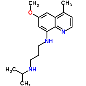 N-(6-methoxy-4-methyl-quinolin-8-yl)-n-propan-2-yl-propane-1,3-diamine Structure,63456-76-8Structure